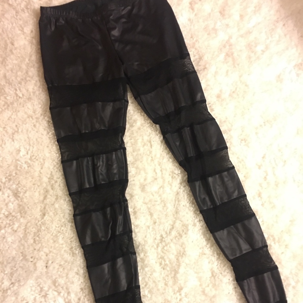 Pleather leggings